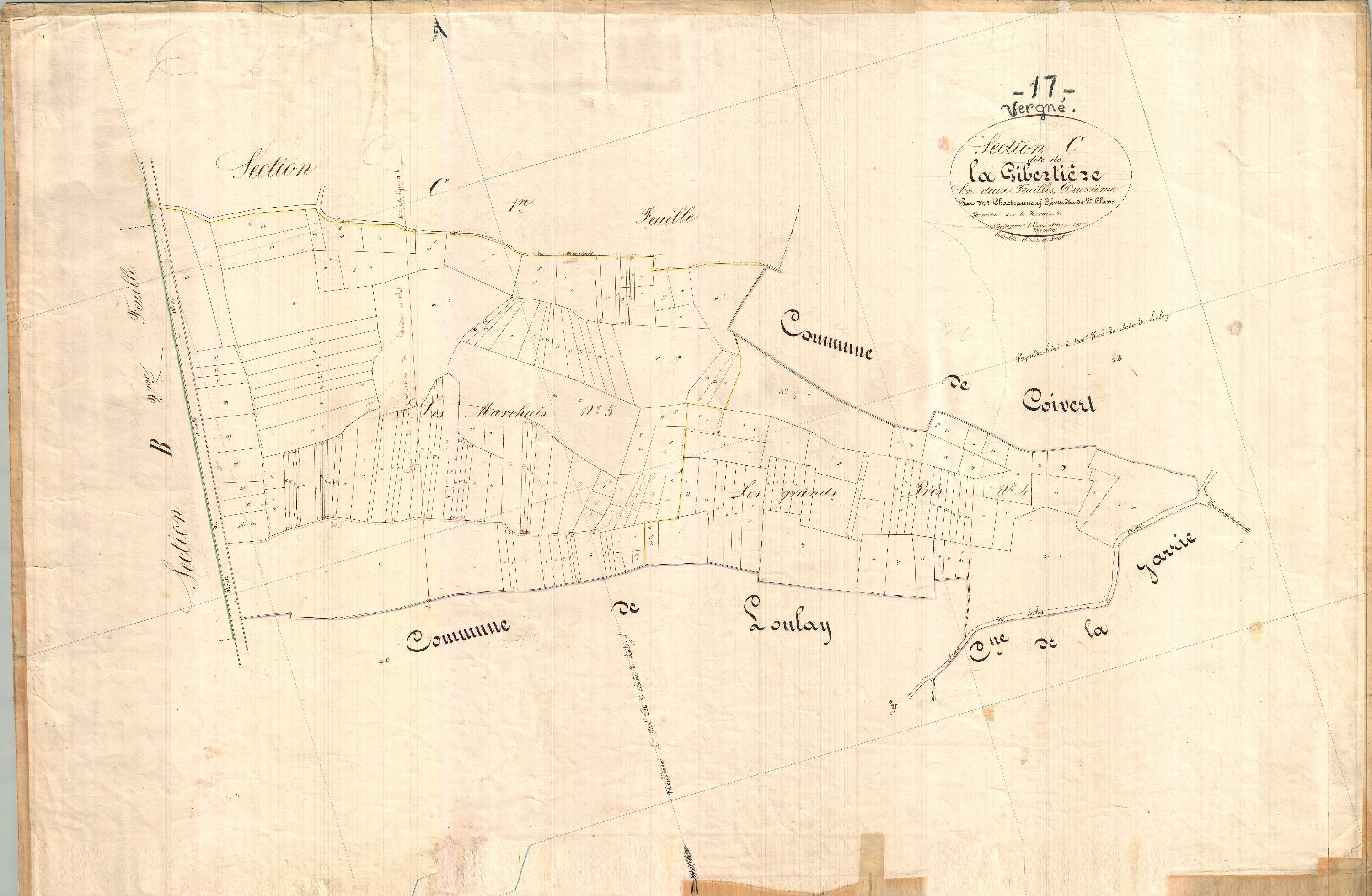 Vergné - Section C2 dite de la Gibertière.