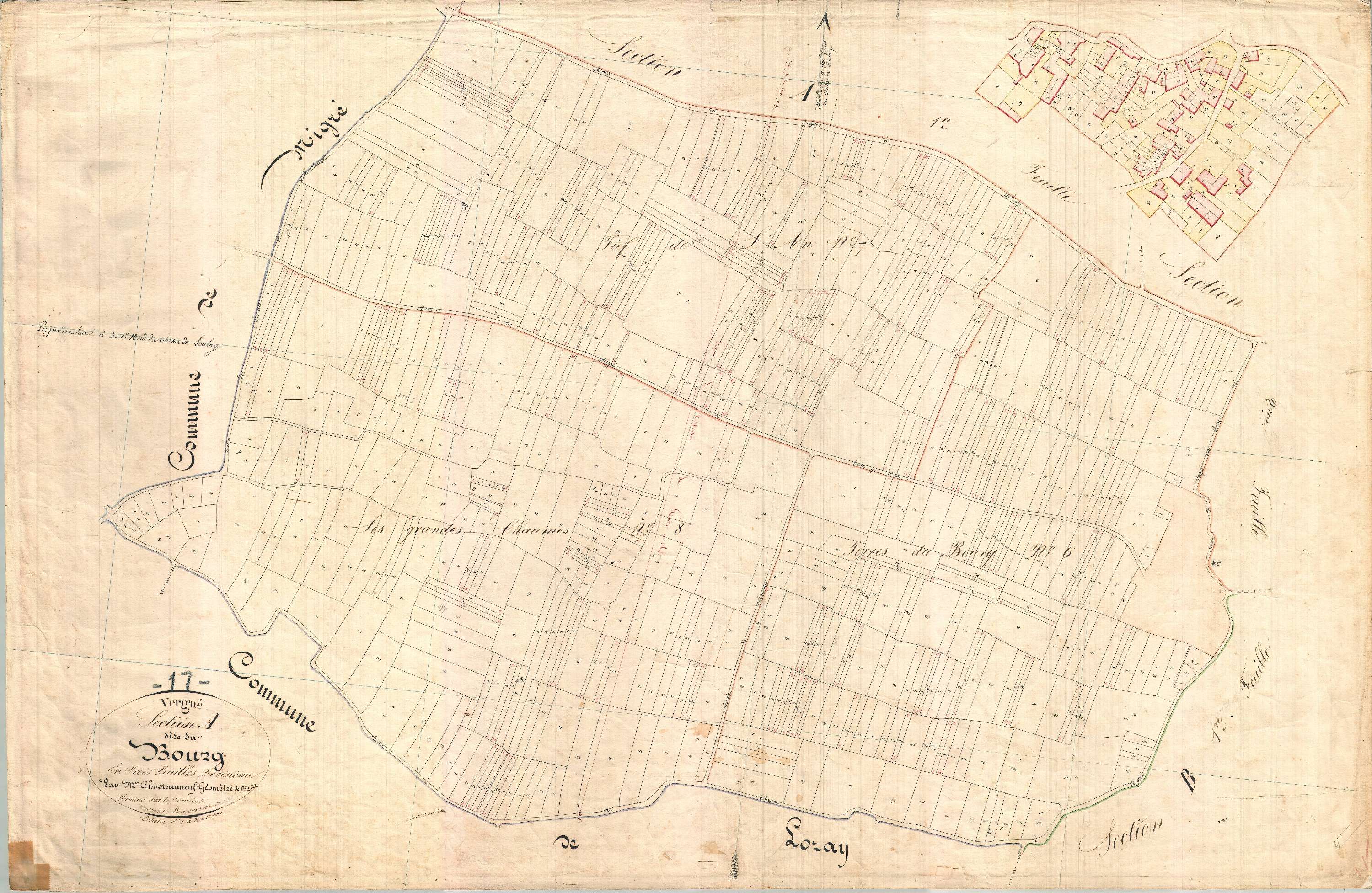 Vergné - Section A3 dite du Bourg.