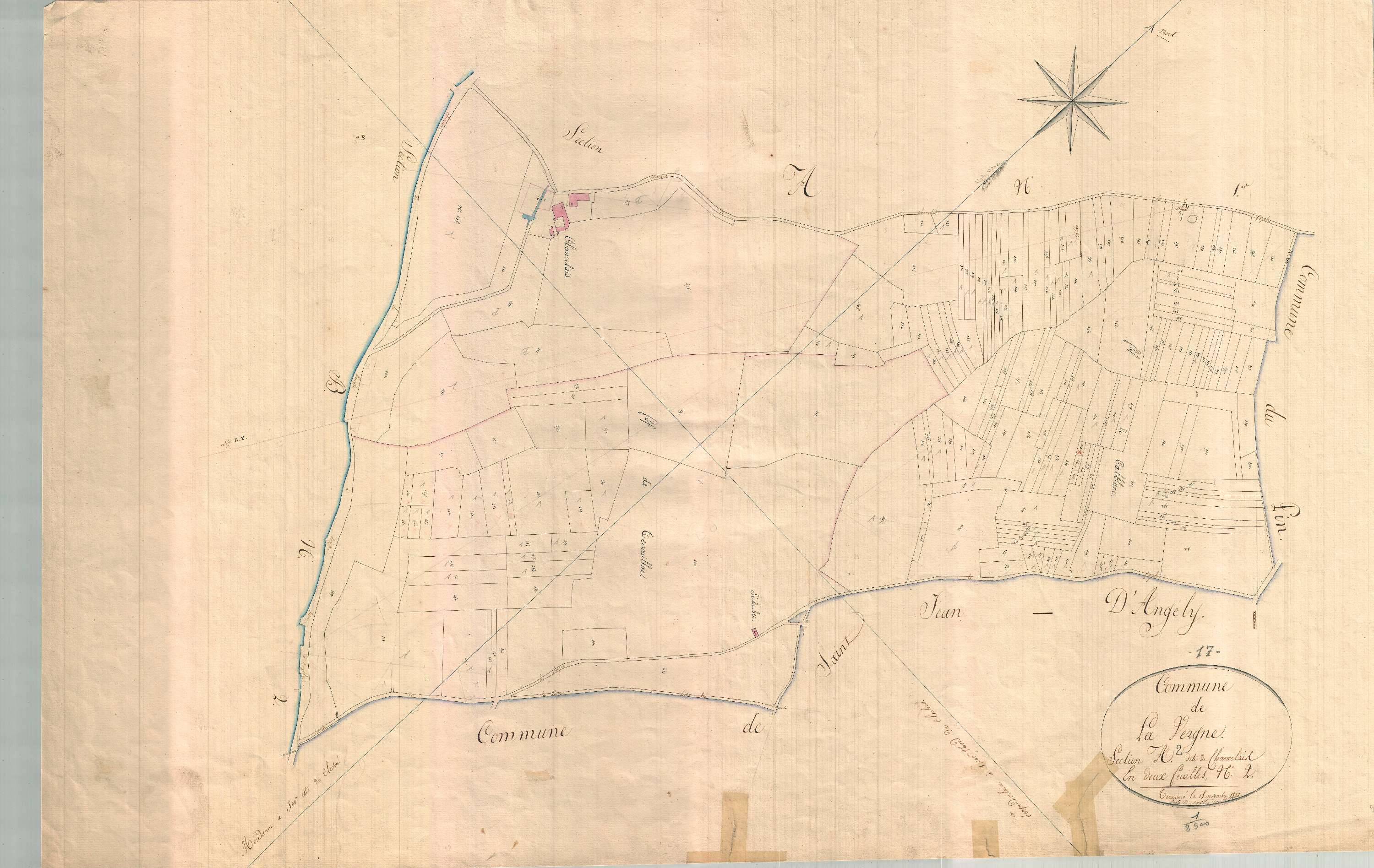 La Vergne - Section A2 dite de Chancelée.