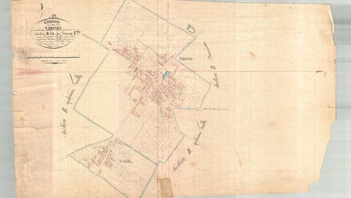Vérines - Section B3 dite du Bourg.