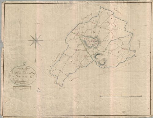 Villars-les-Bois - Tableau d'assemblage.