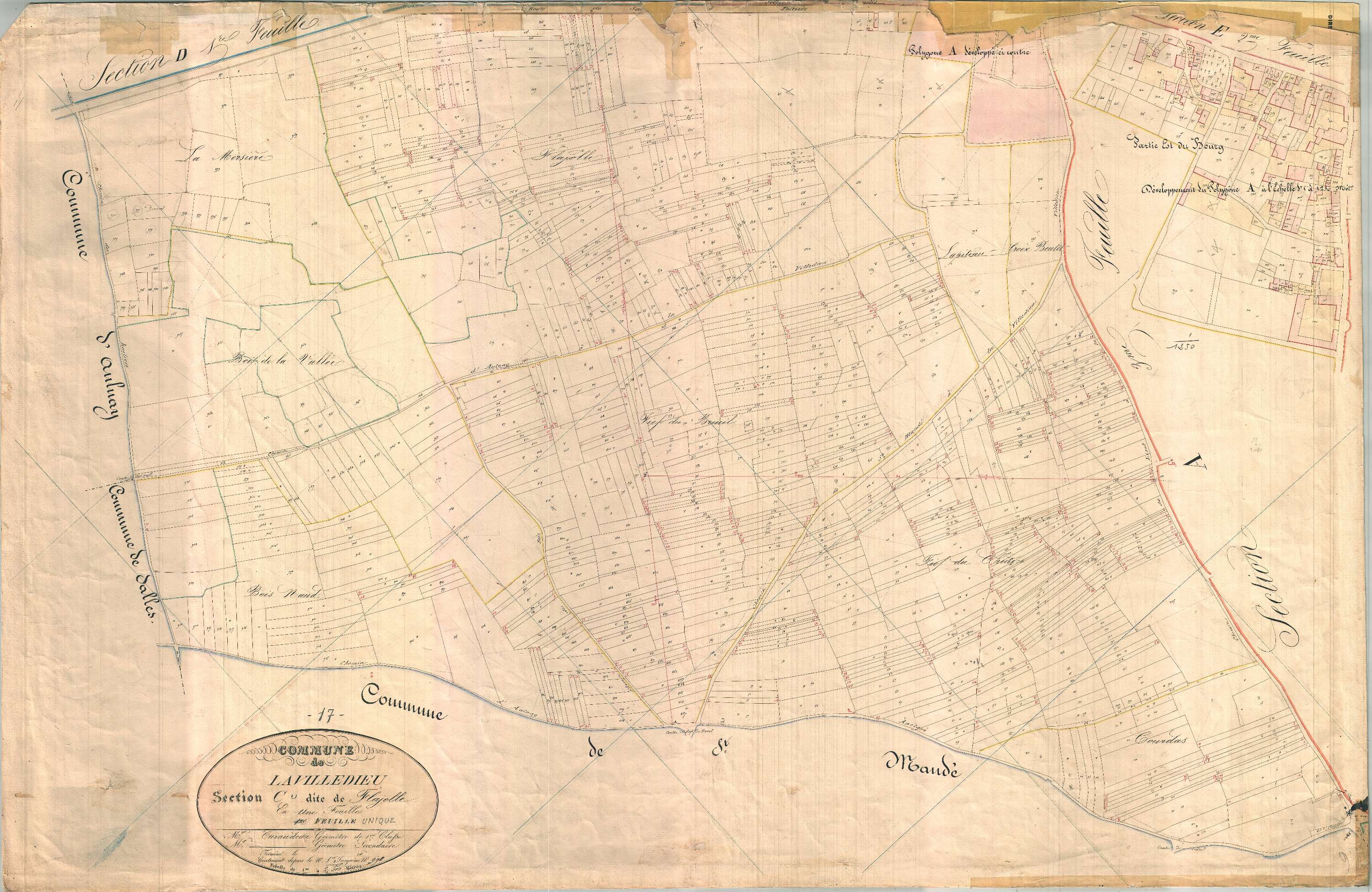 La Villedieu - Section C dite de Flayolle.