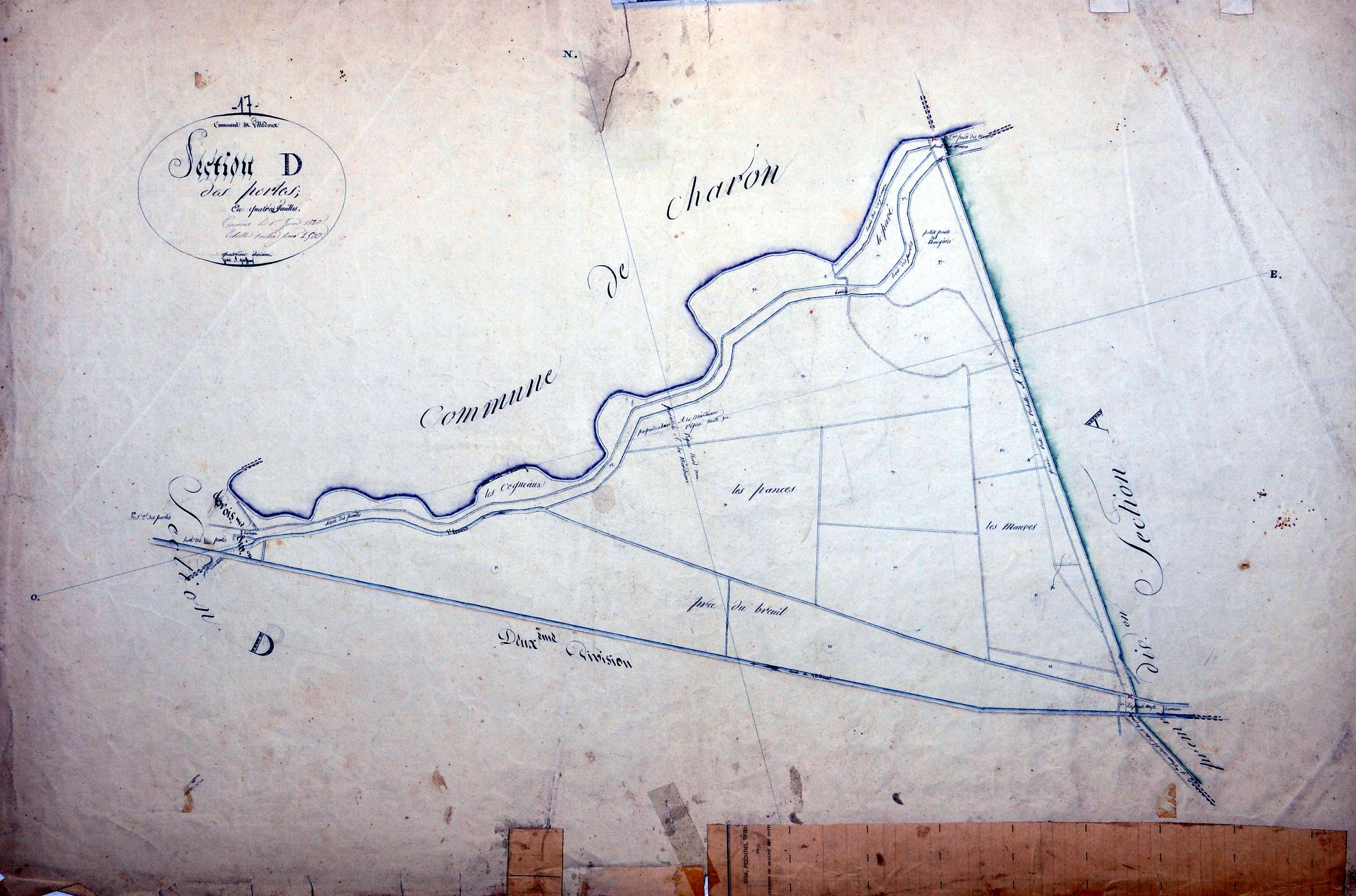 Villedoux - Section D4 dite des Portes. [momentanément indisponible, en cours de correction]