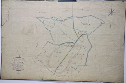 Villedoux - Tableau d'assemblage. [momentanément indisponible, en cours de correction]