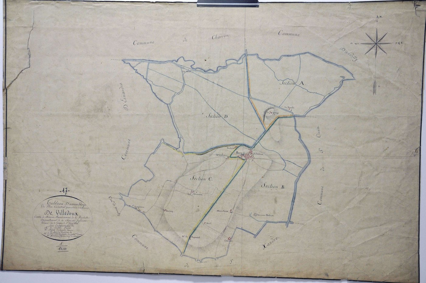 Villedoux - Tableau d'assemblage. [momentanément indisponible, en cours de correction]