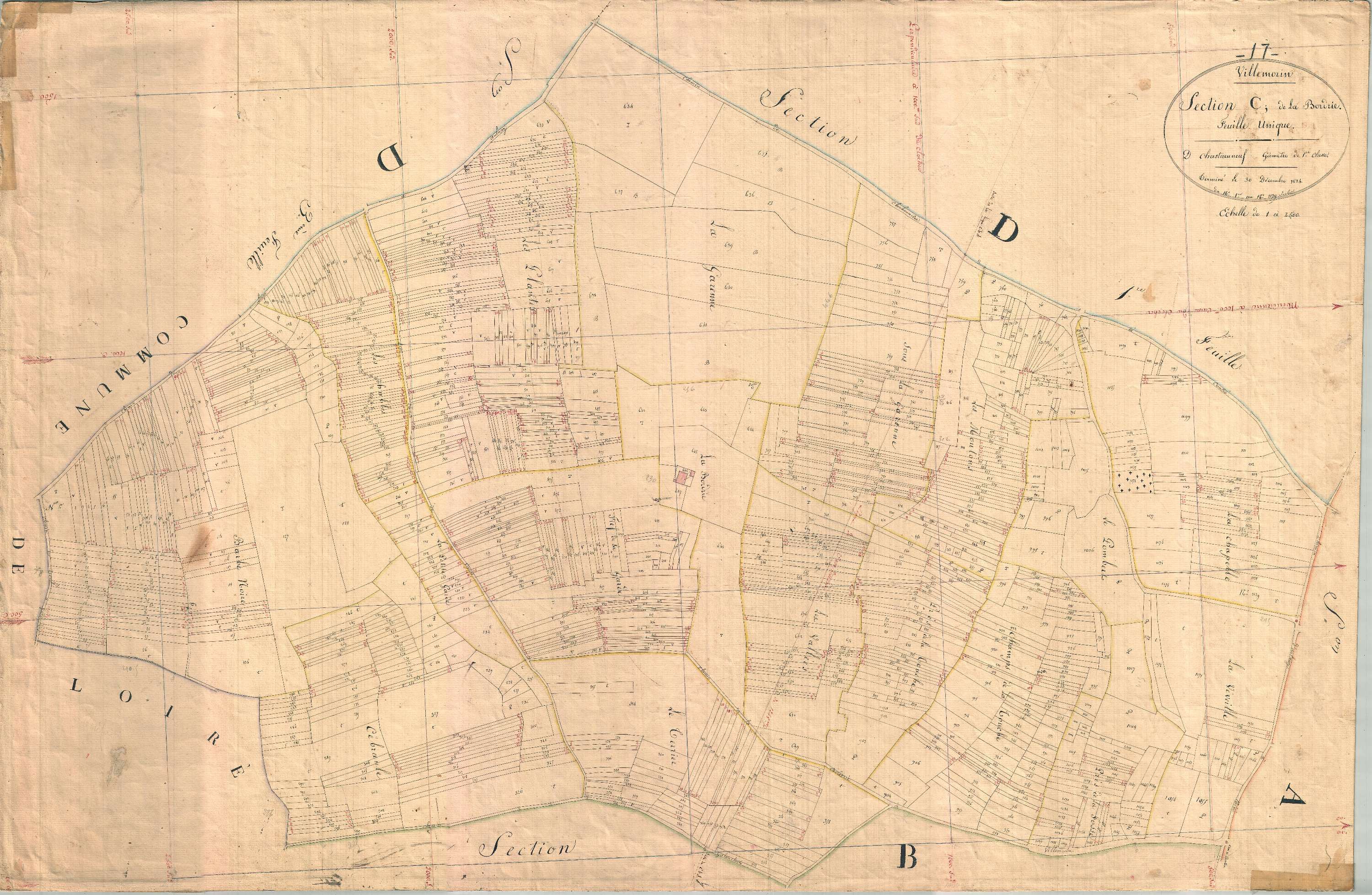 Villemorin - Section C dite de la Bordrie.