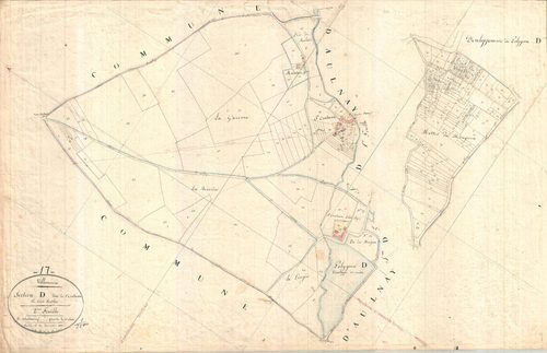 Villemorin - Section D2 dite de Saint-Coutant.