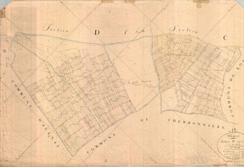 Villemorin - Section D3 dite de Saint-Coutant.
