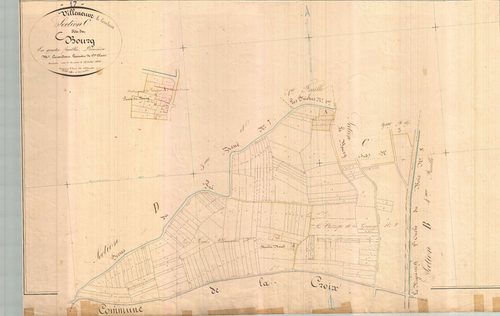 Villeneuve-la-Comtesse - Section C1 dite du Bourg.