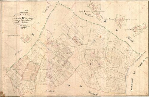 Vinax - Section B3 dite du Bourg.