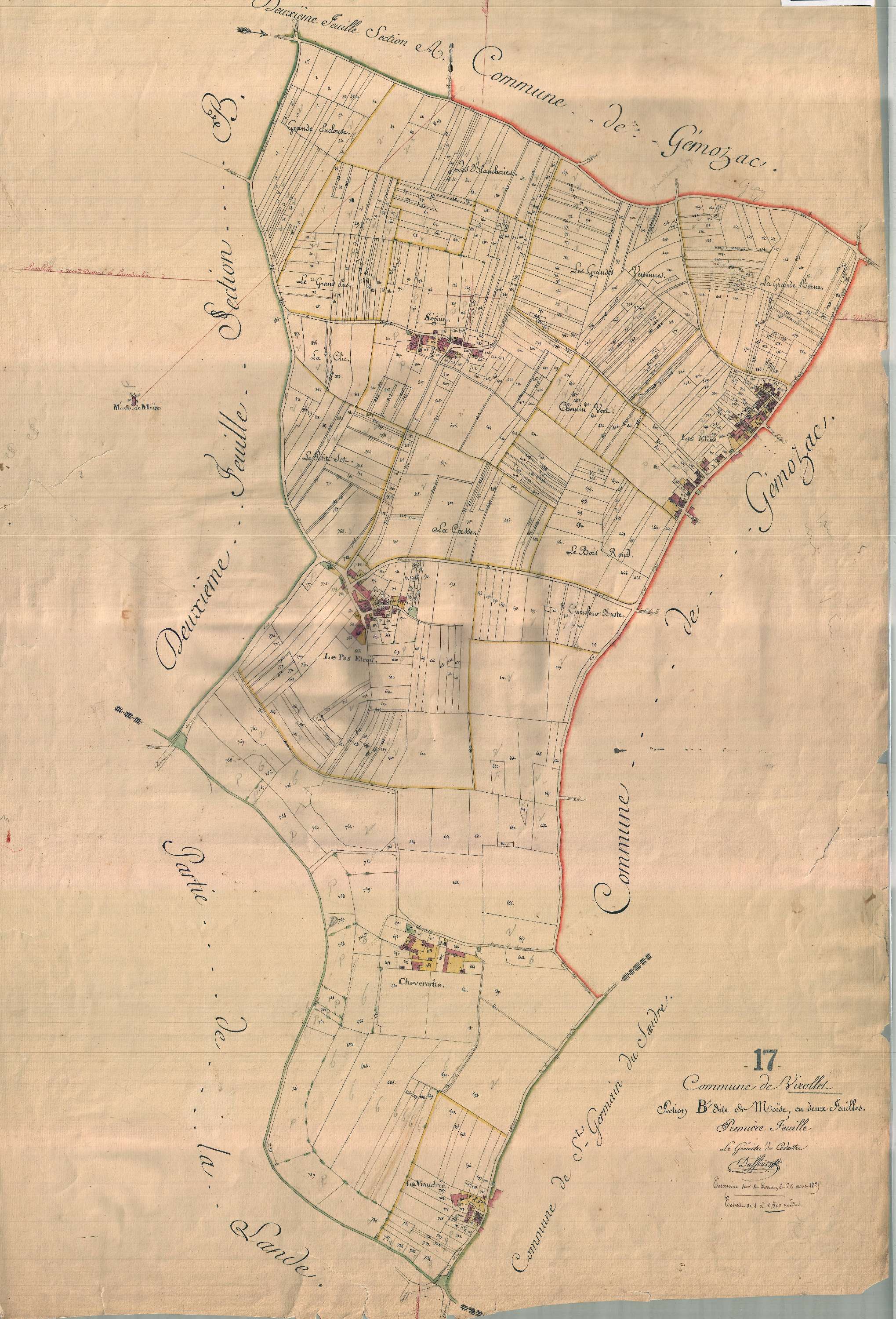 Virollet - Section B1 dite de Moîse.