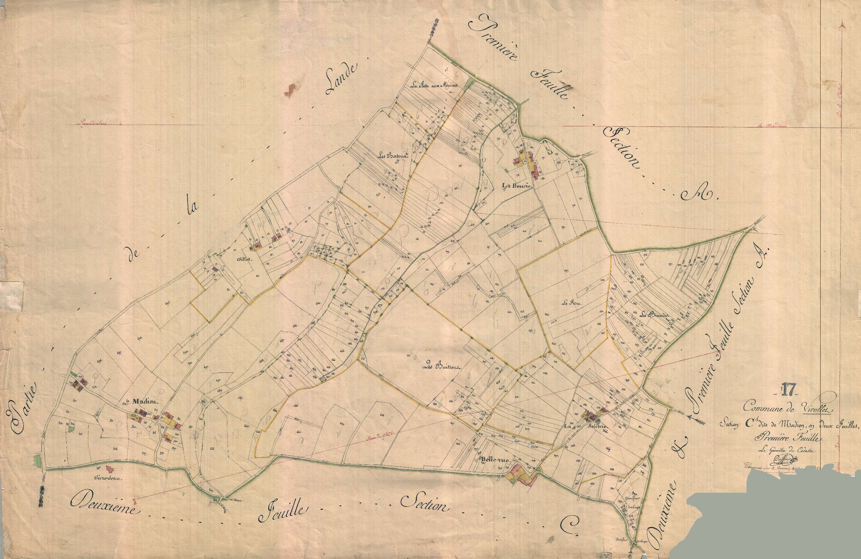 Virollet - Section C1 dite de Madion.