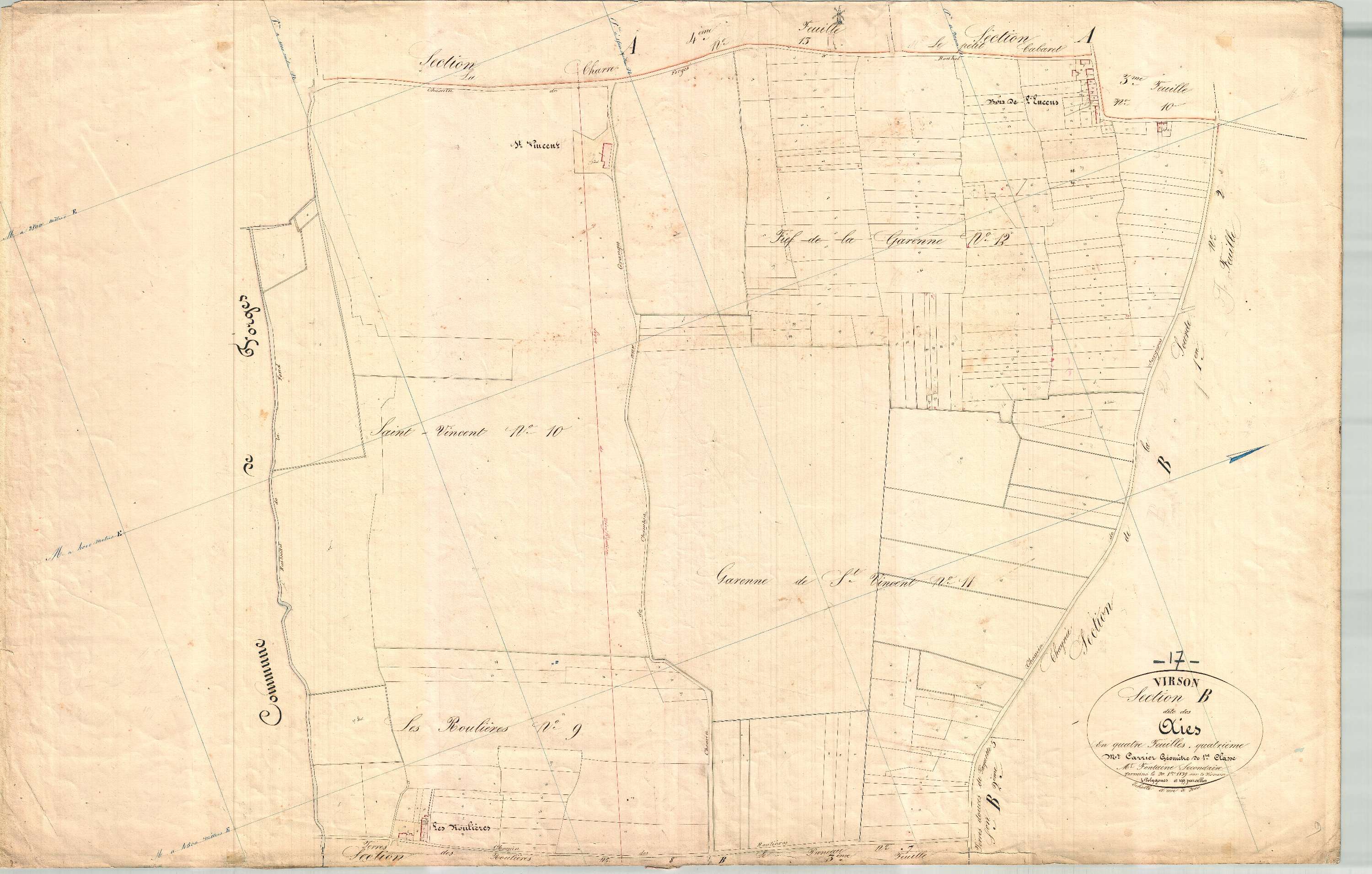 Virson - Section B4 dite des Aies.