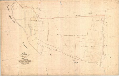Virson - Section A4 dite du Bourg.