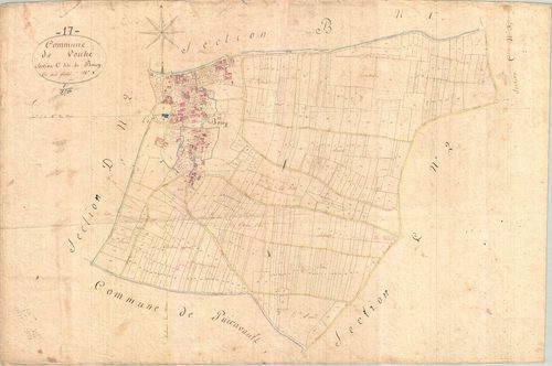 Vouhé - Section C1 dite du Bourg.