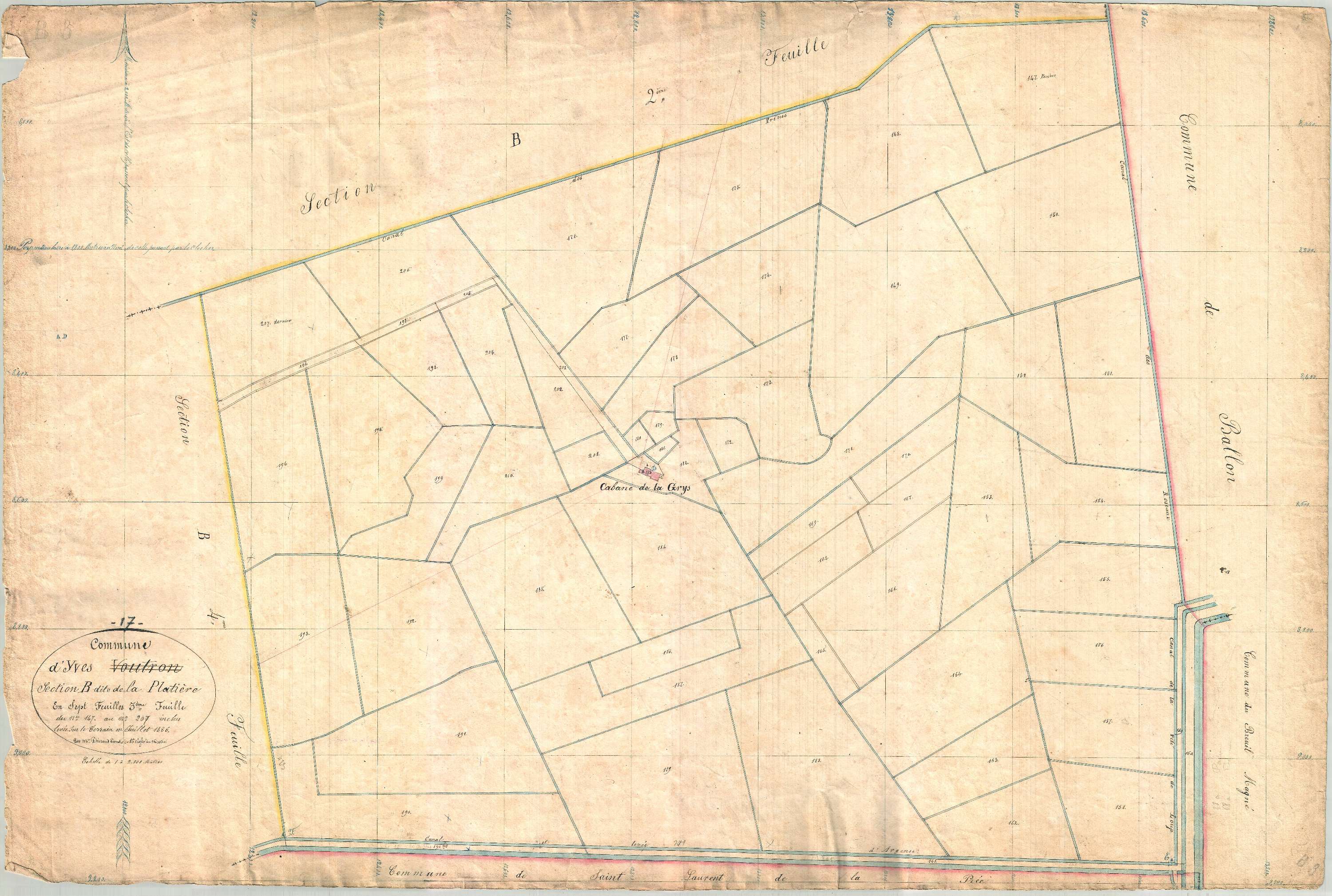 Yves - Section B3 dite de la Platrière.