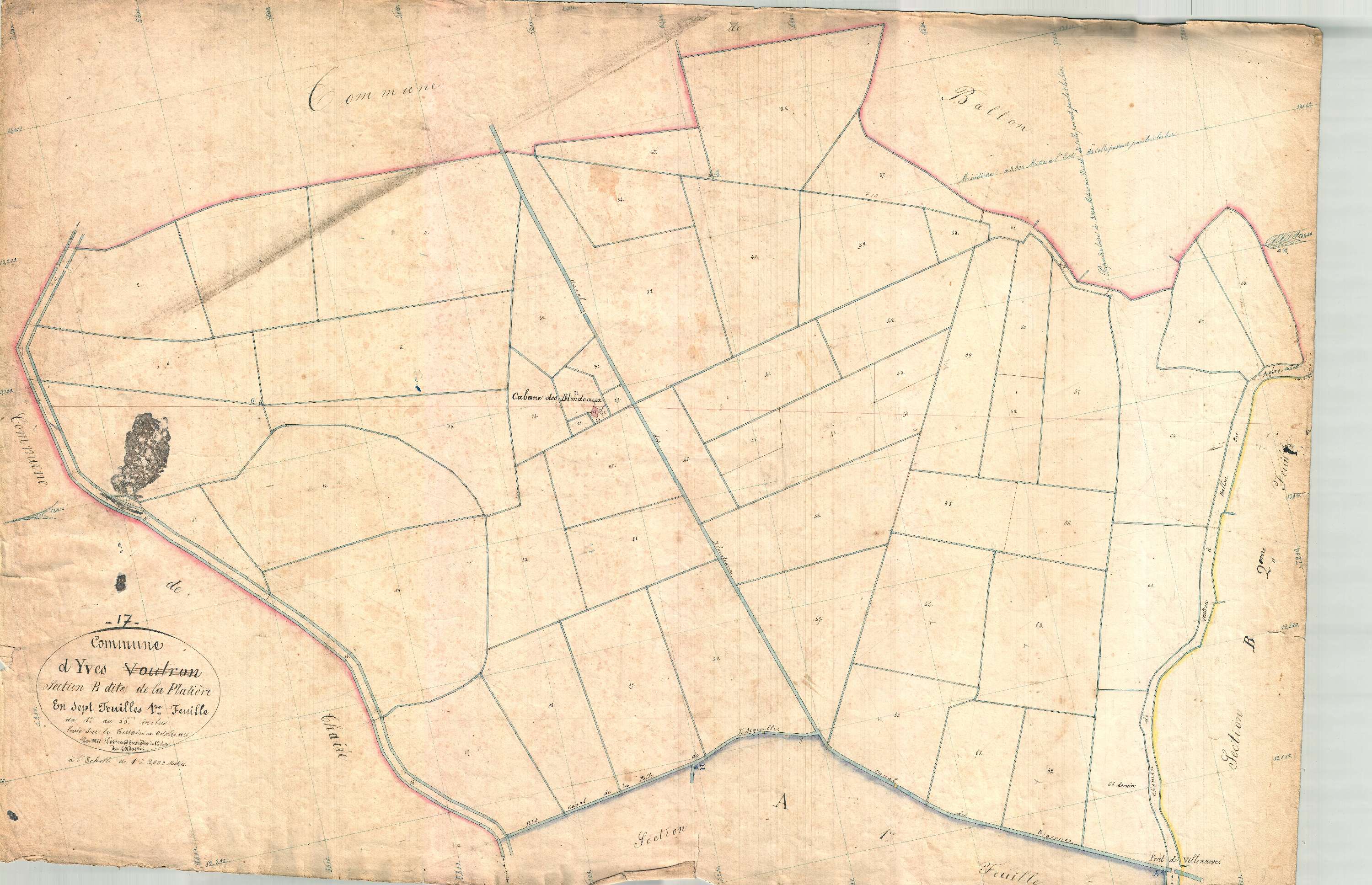 Yves - Section B1 dite de la Platrière.