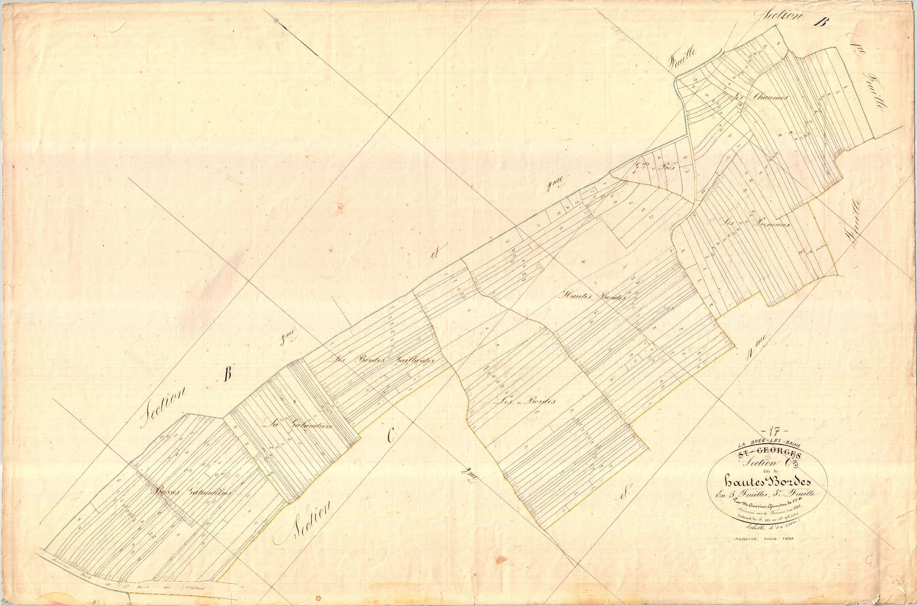 La Brée-les-Bains - Section C3 dite des Hautes Bordes.