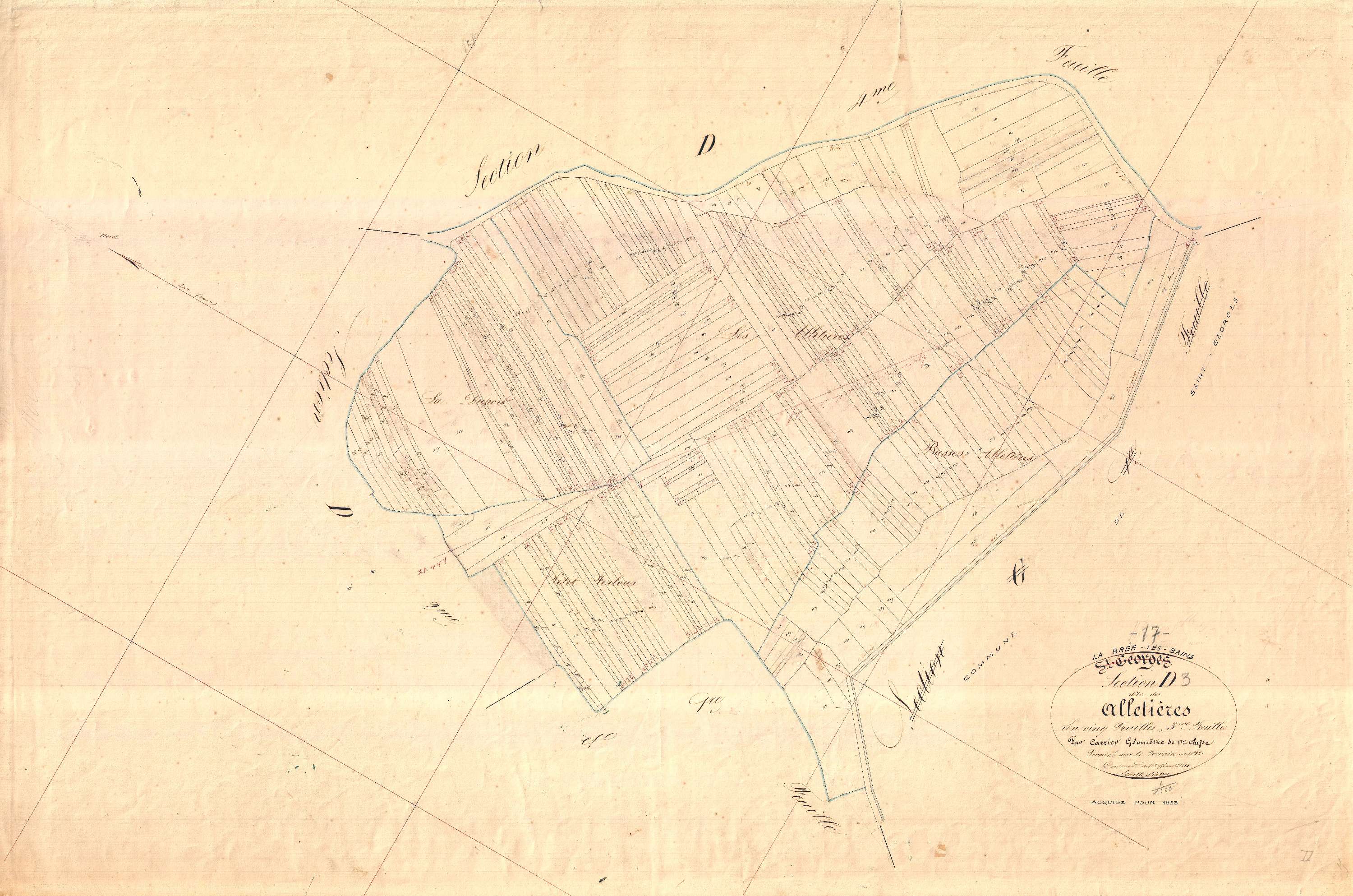 La Brée-les-Bains - Section D1 dite des Alletières.
