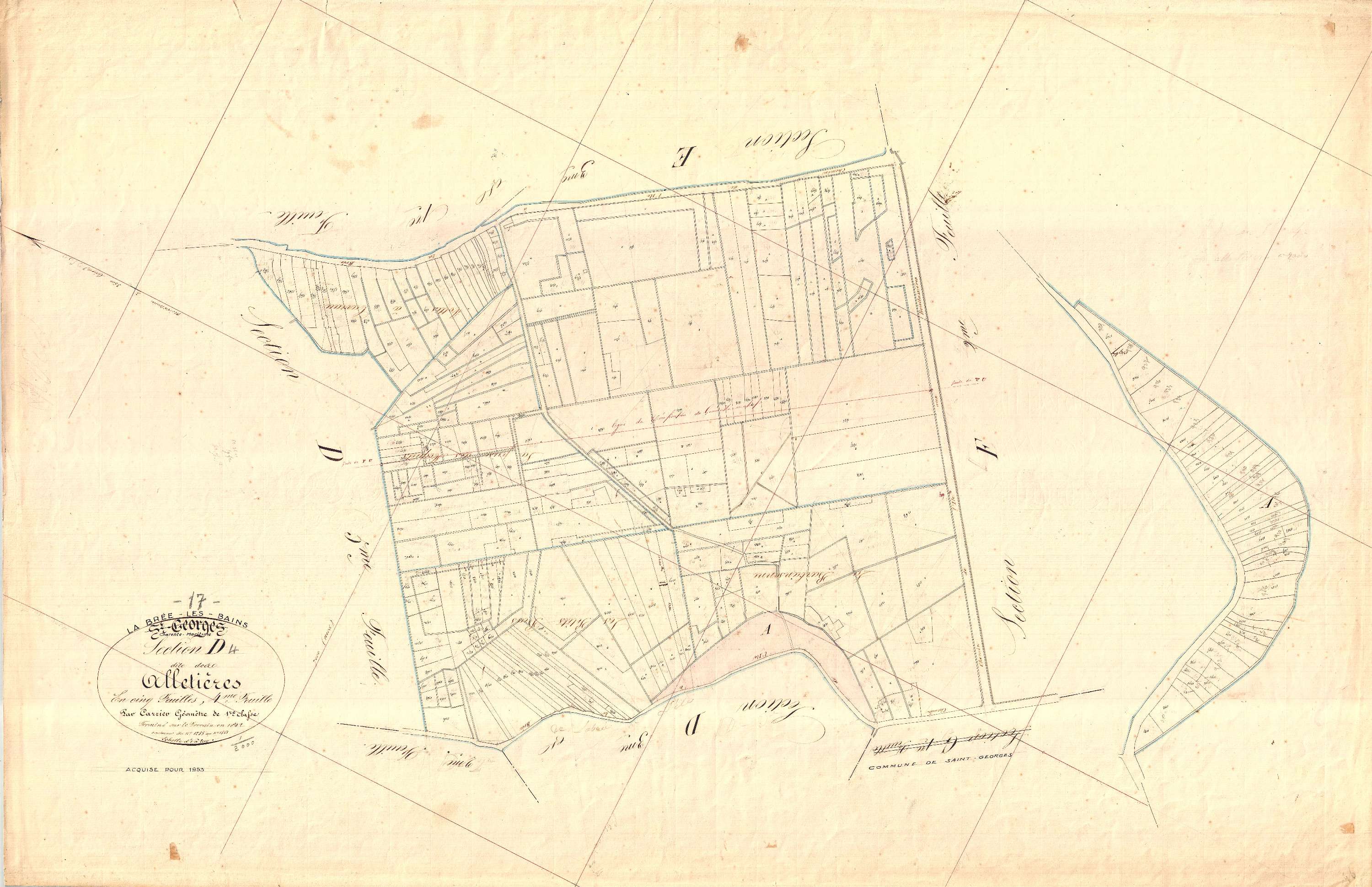 La Brée-les-Bains - Section D1 dite des Alletières.