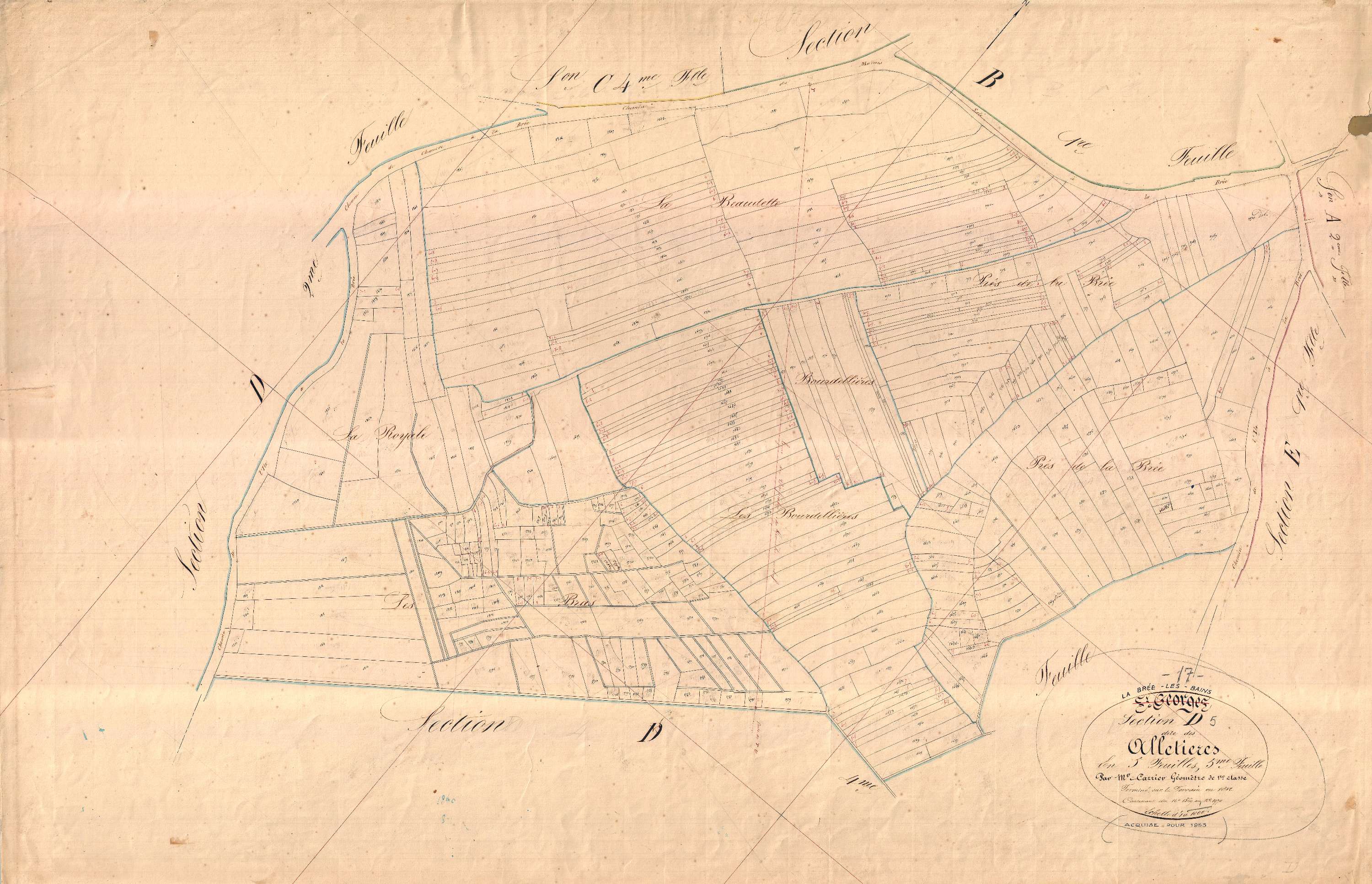 La Brée-les-Bains - Section D1 dite des Alletières.