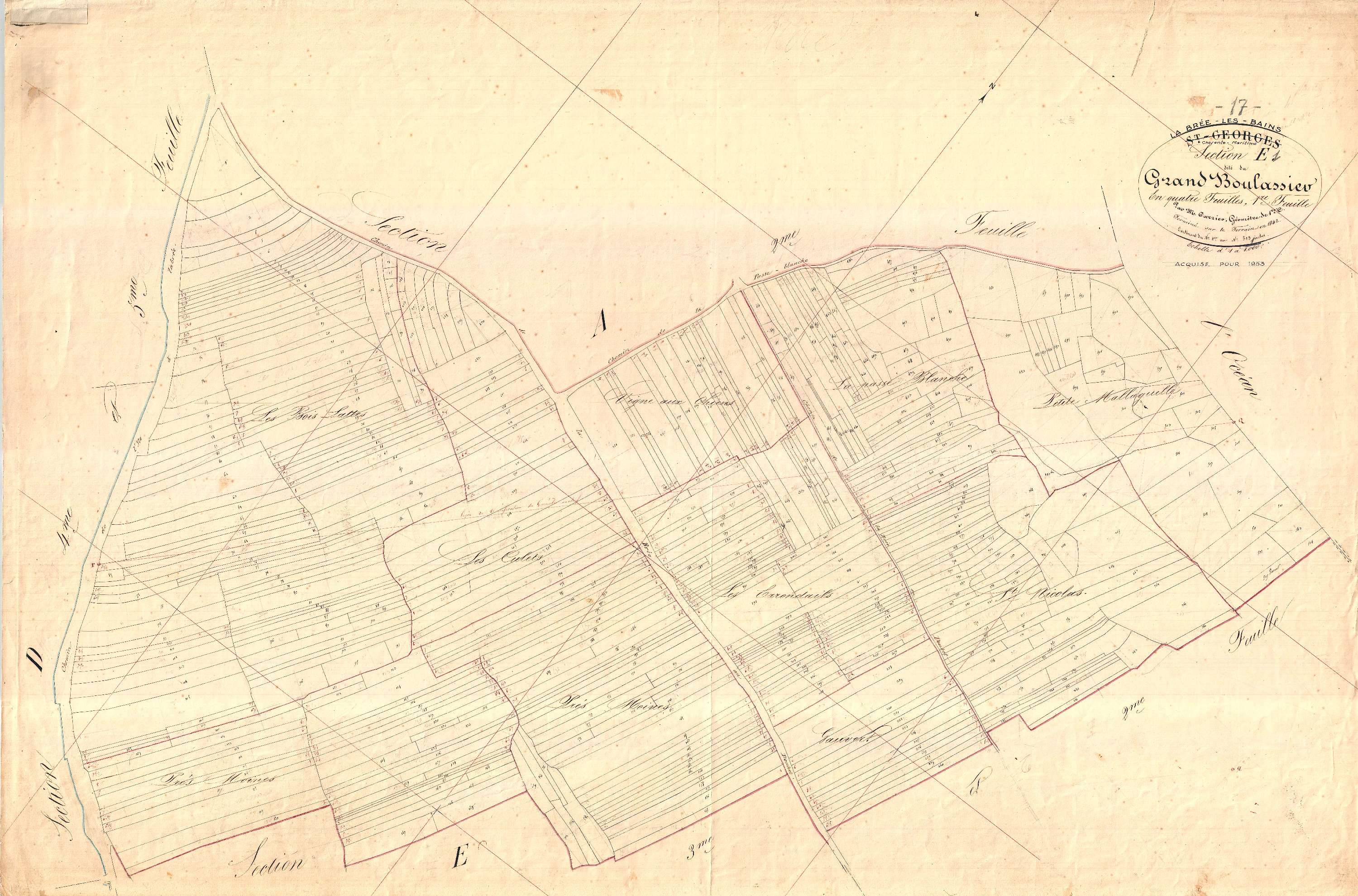 La Brée-les-Bains - Section E1 dite du Grand Boulassier.