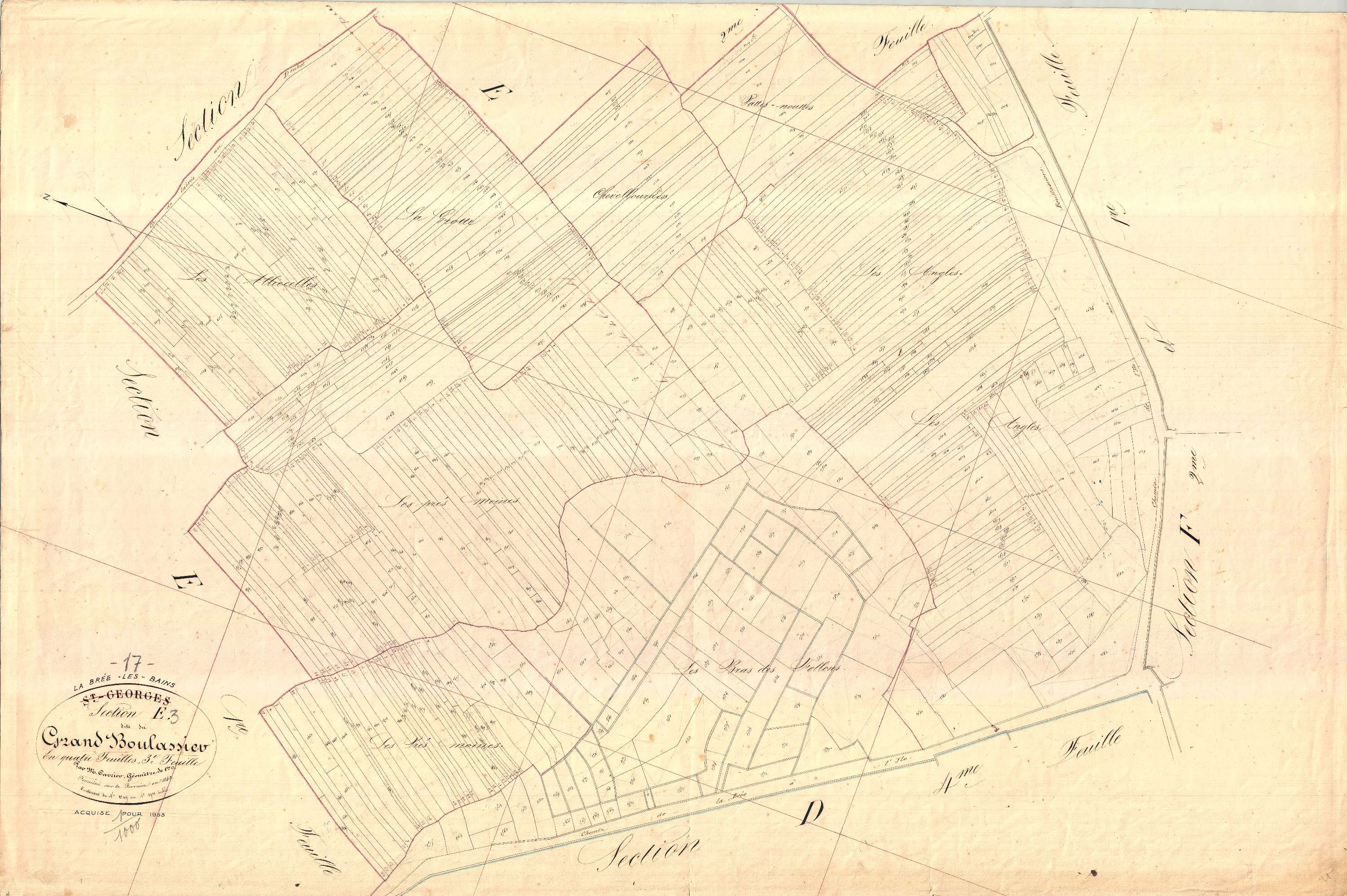 La Brée-les-Bains - Section E3 dite du Grand Boulassier.