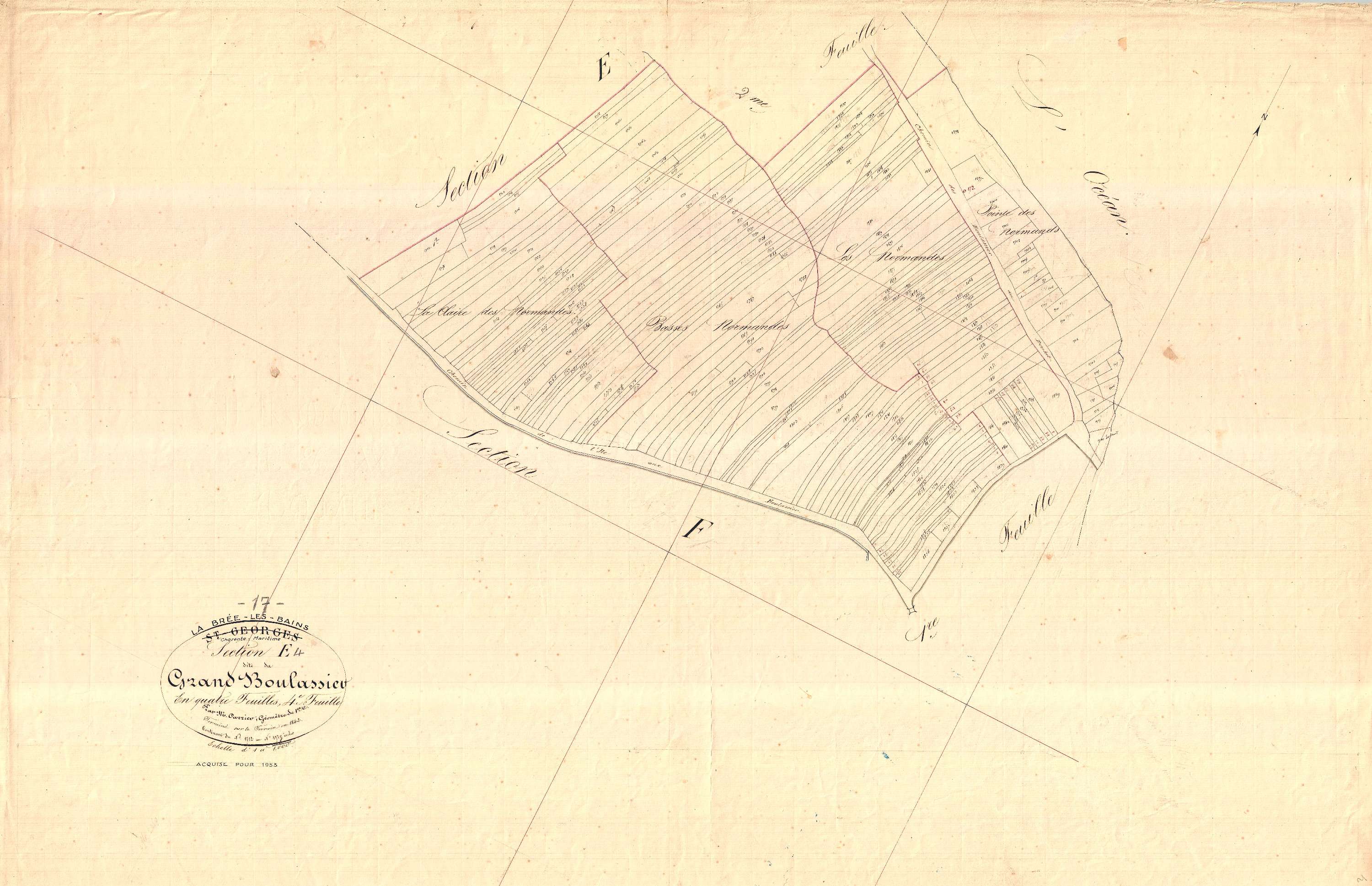 La Brée-les-Bains - Section E4 dite du Grand Boulassier.