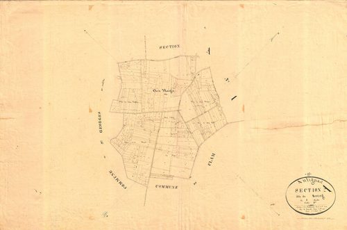 Antignac - Section A2 dite du Bourg.