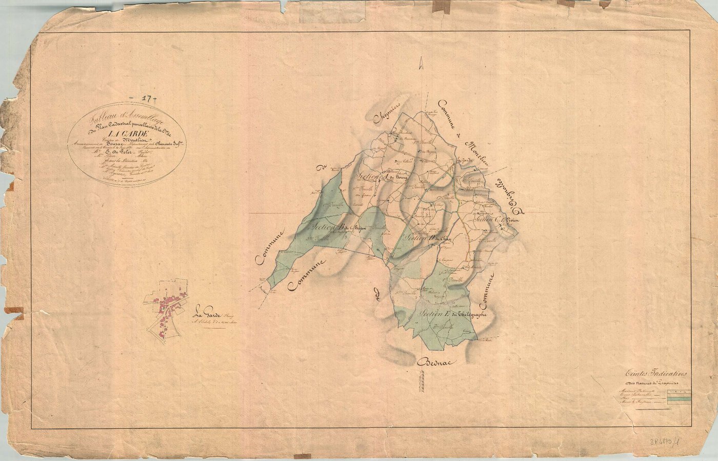La Garde - Tableau d'assemblage.