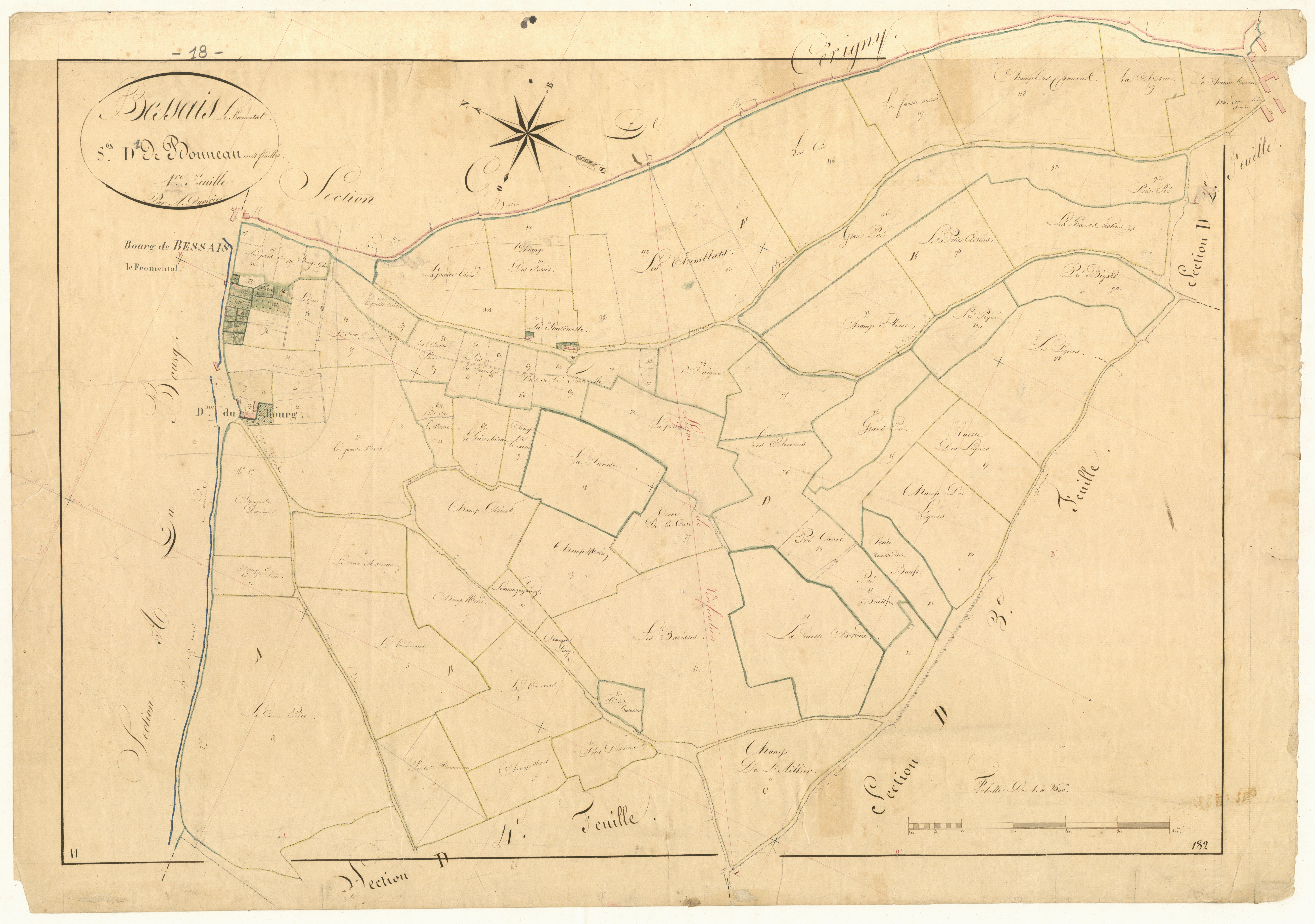 3P 2468/11  Bessais-le-Fromental