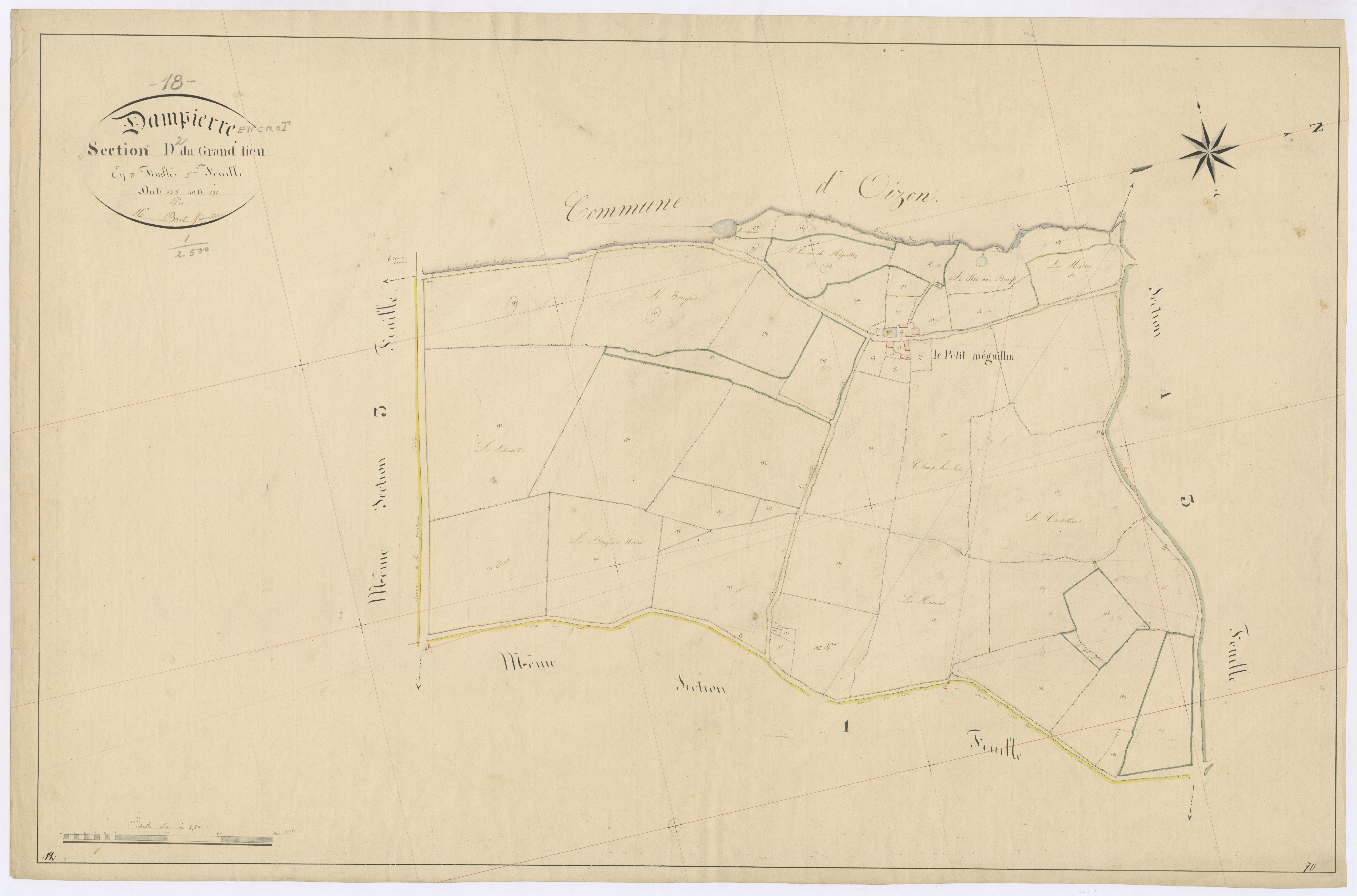 3P 2523/13  Dampierre-en-Crot