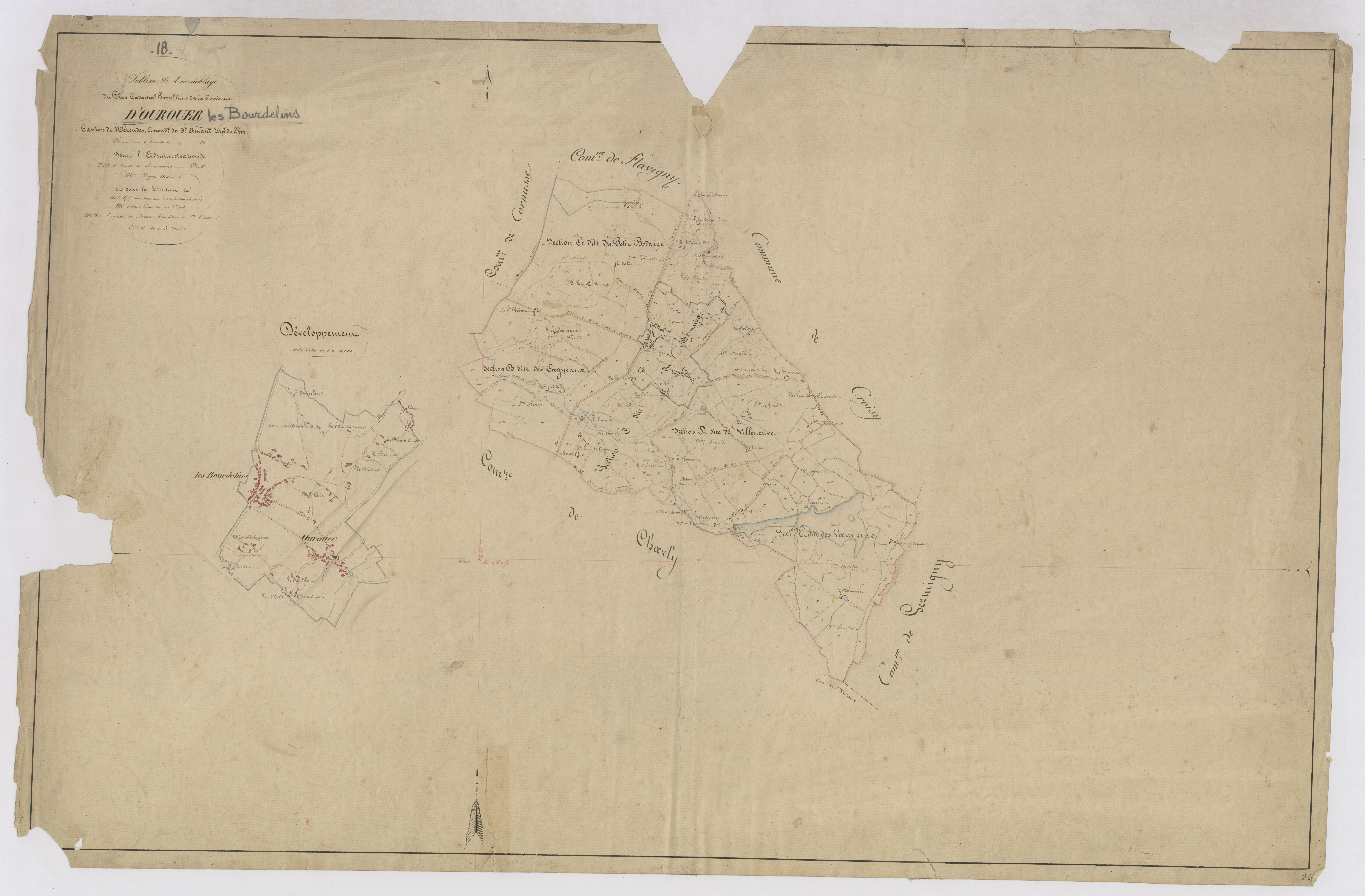 3P 2614/01 1834 Ourouer-les-Bourdelins