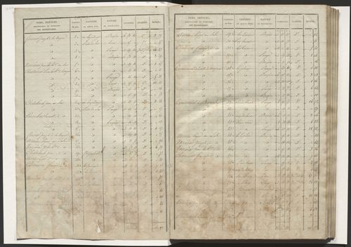 État de section