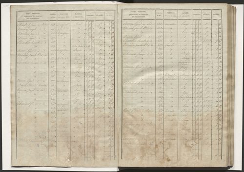 État de section