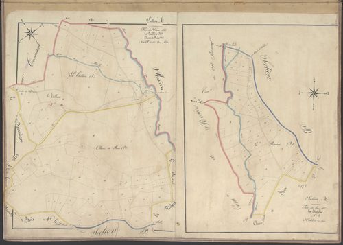Sections A1 de la Tuillère, A2 du Claux de Reix, A3 de la Rivière