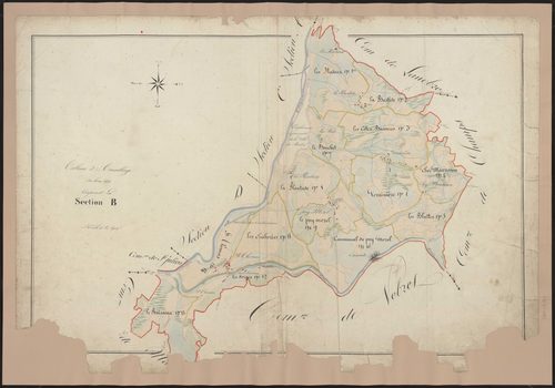 Tableau d'assemblage de la section B