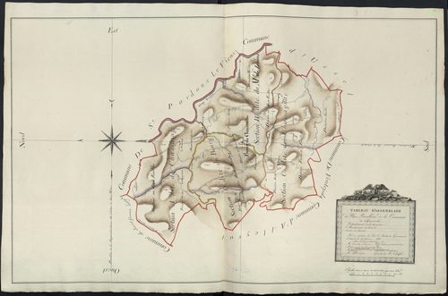 Tableau d'assemblage de Chaveroche