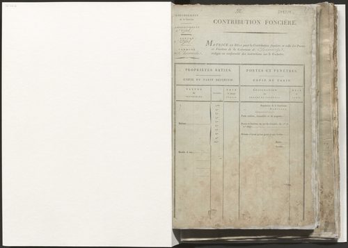 État de section