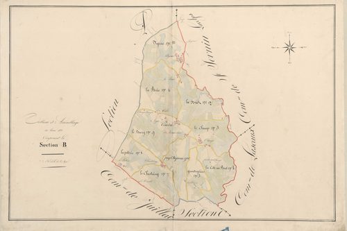 Tableau d'assemblage de la section B