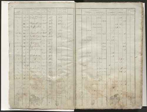 État de section
