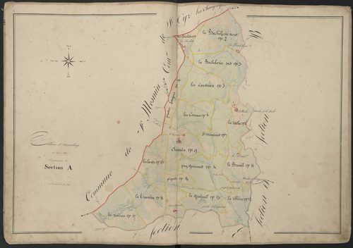 Tableau d'assemblage de la section A