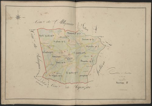 Tableau d'assemblage de la section F