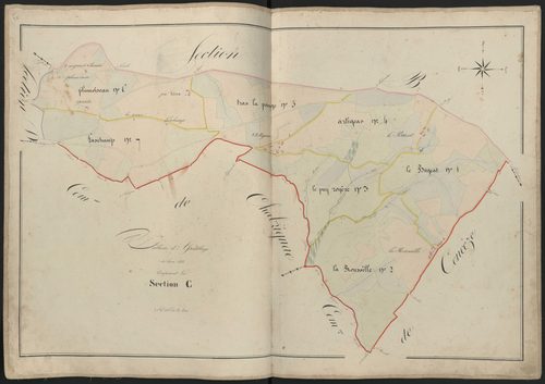 Tableau d'assemblage de la section C