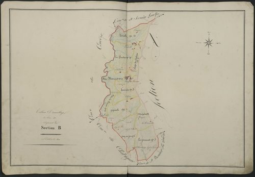 Tableau d'assemblage de la section B