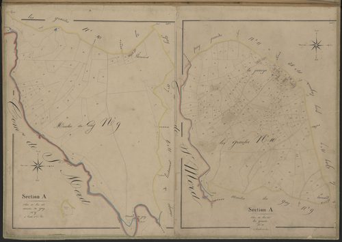 Sections A9-A10 du Moulin du Gay et des Graules
