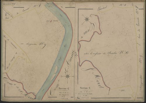 Sections C9 et C10 du Chargeadou et de sur le Ruisseau de Sombre