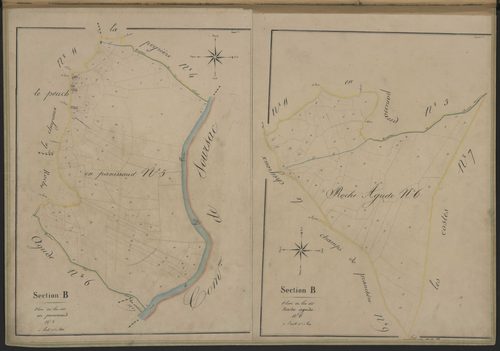 Sections B5-B6 d'en Panissaud et de Roche Agude