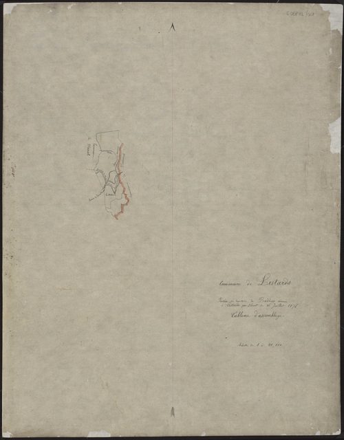 Tableau d'assemblage tiré de Pradines