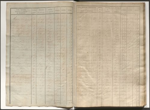 État de section
